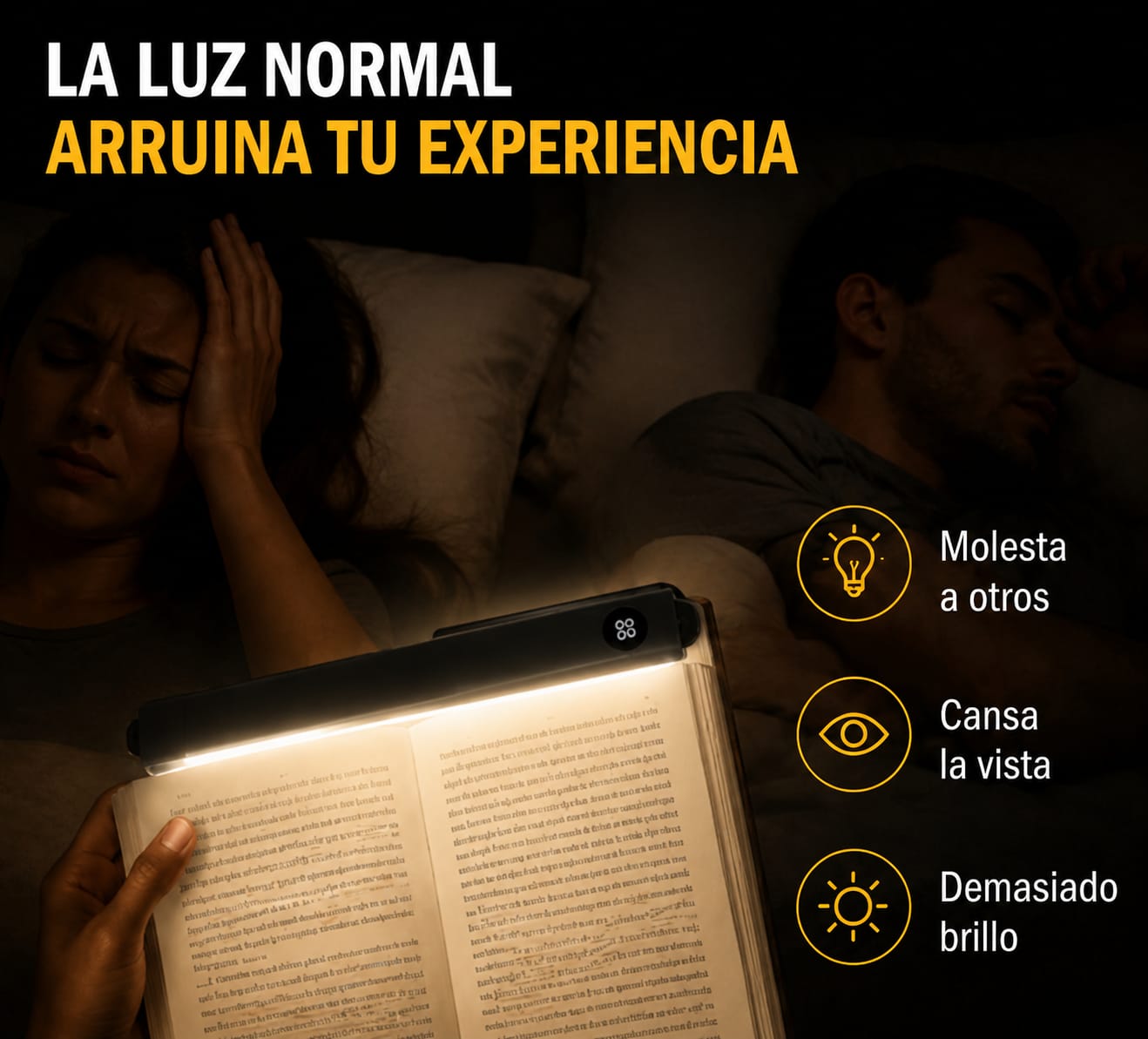 Luz de Lectura Nocturna Portátil